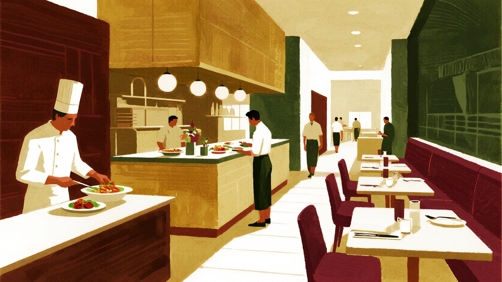 Free Culinary Theater Illustrated Photo - Restaurant, Culinary, Chef ...