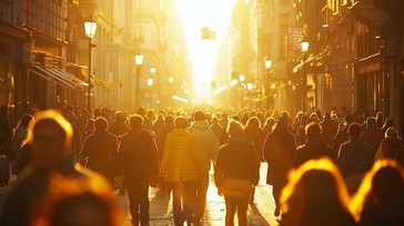 Free Crowded Sunset Boulevard Image - Sunset, Crowd, City | Download at ...