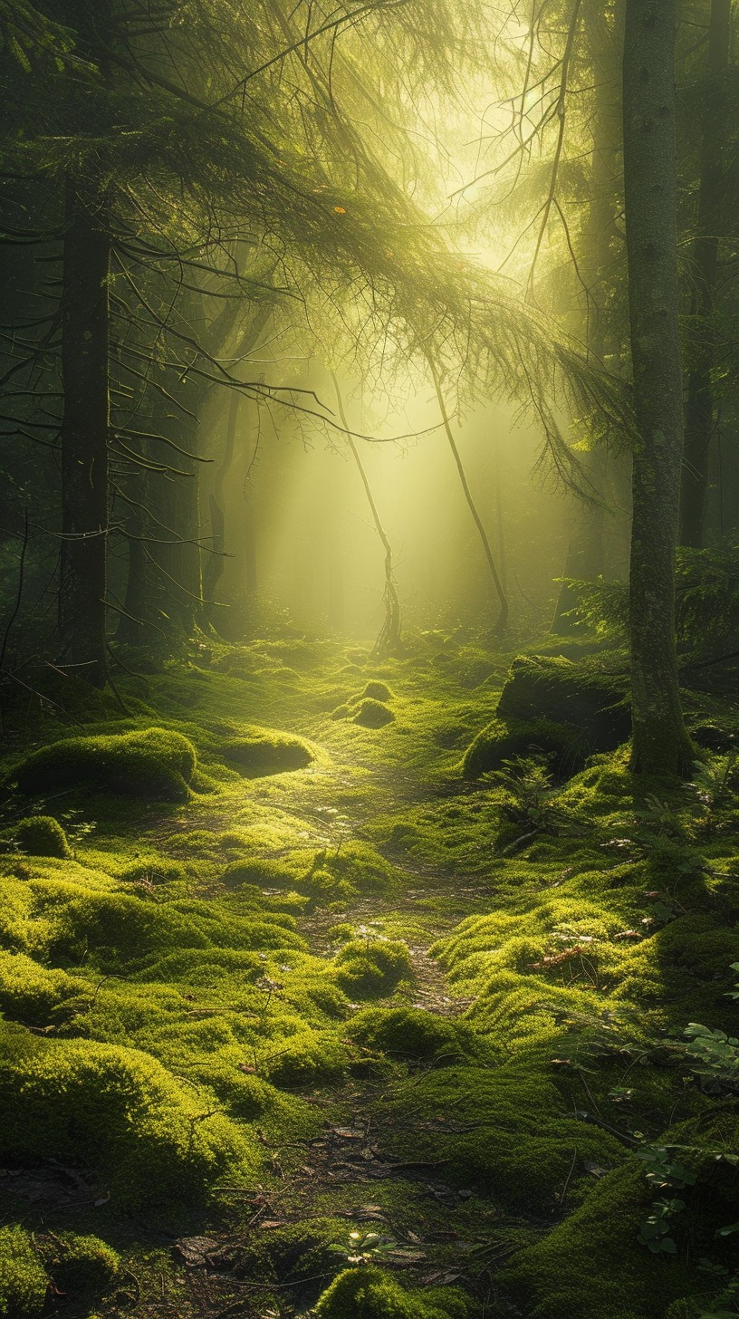 Free Enchanted Forest Path Image - Forest, Mist, Moss | Download at ...