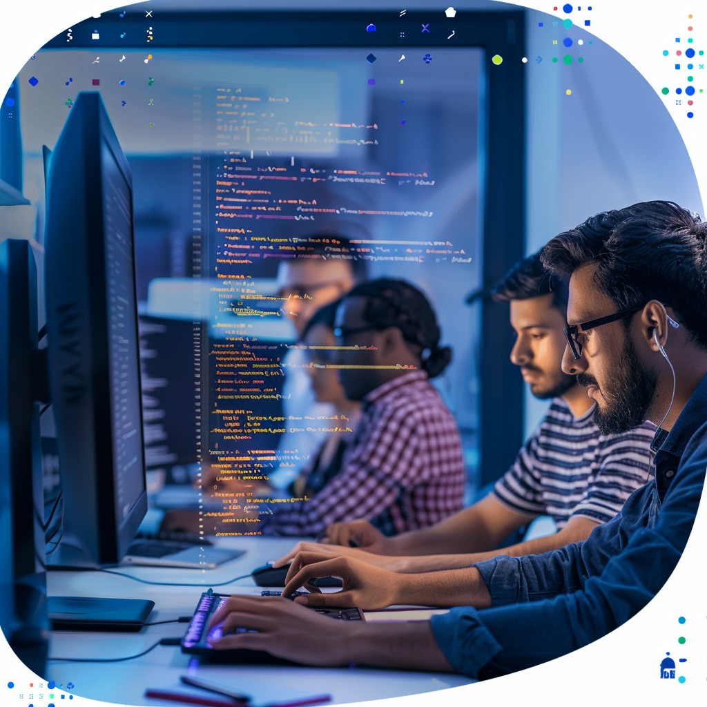 Free Tech Team Working Image - Technology, Coding, Programmers ...