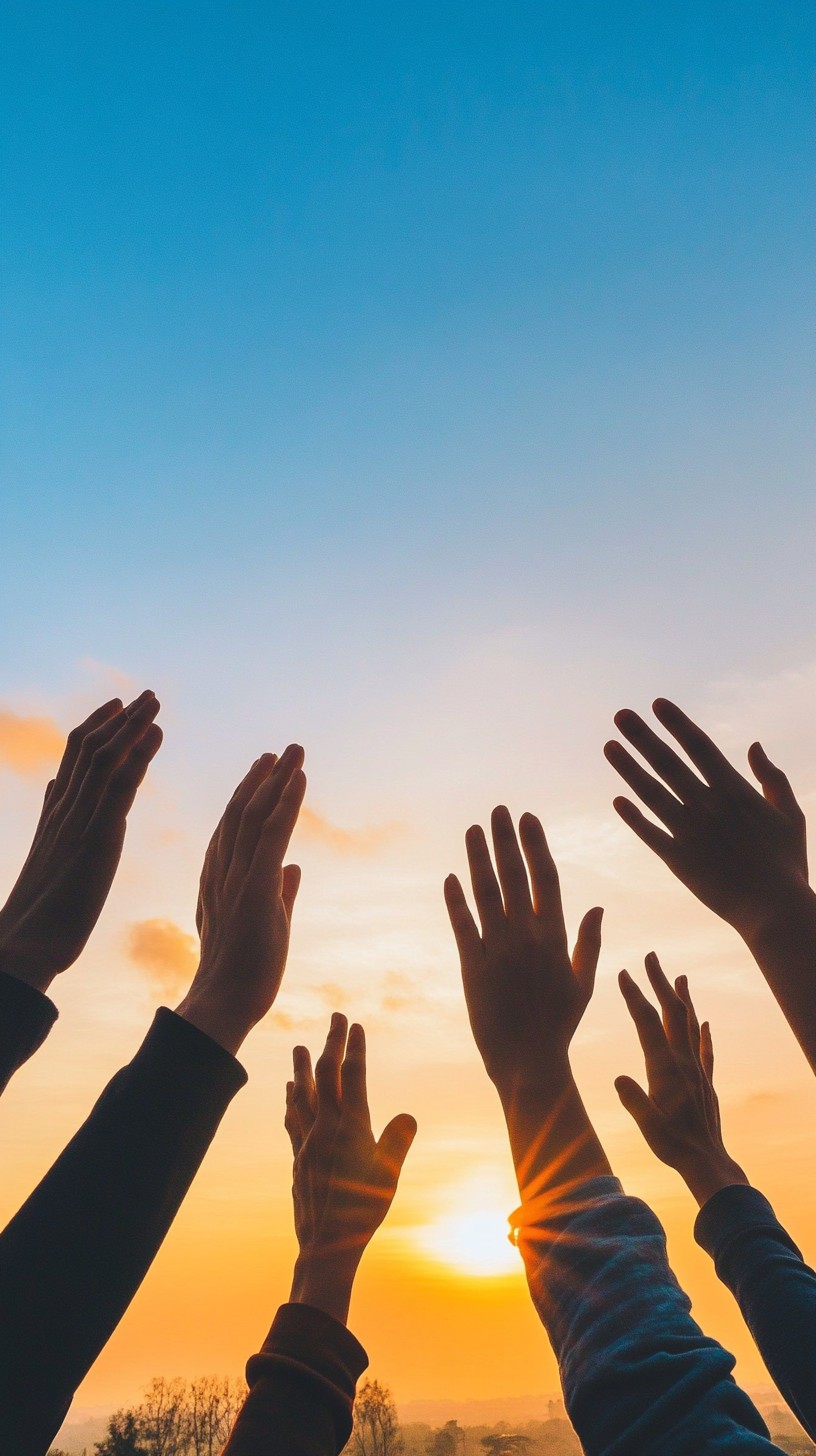 Free Sunrise Celebration Hands Image - Sunrise, Celebration, Hands ...