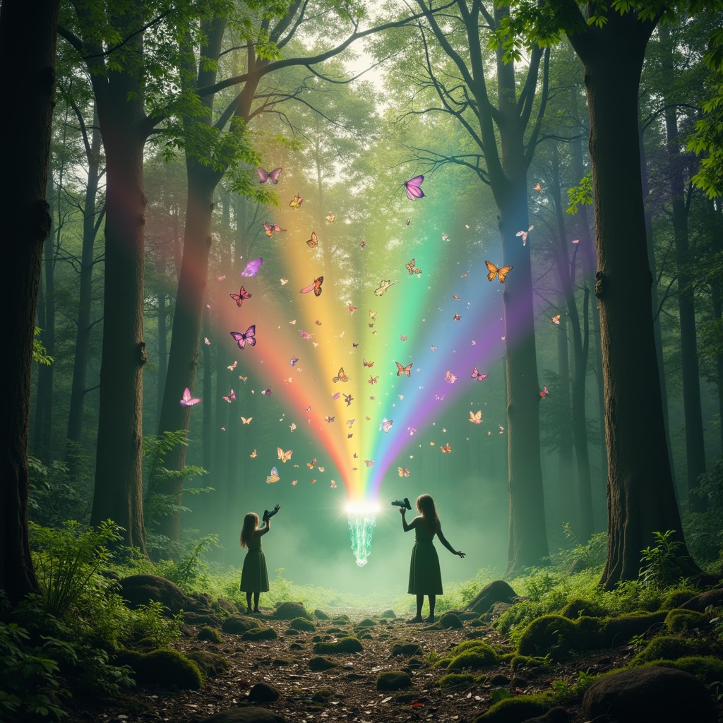 Free Magical Forest Rainbow Image - Rainbow, Forest, Magical | Download ...