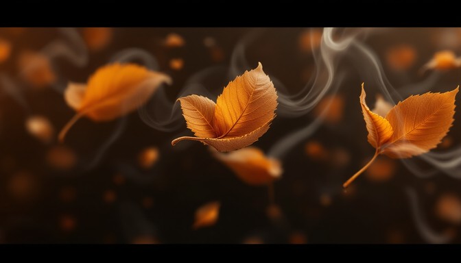 Free Floating Autumn Leaves Image - Leaves, Amber, Floating | Download ...