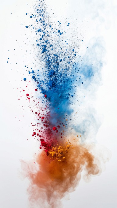 Free Cascading Color Explosion Photo - Pigment, Powder, Blue | Download ...