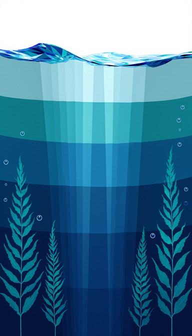 Free Layered Ocean Depths Image - Underwater, Ocean, Minimalist ...