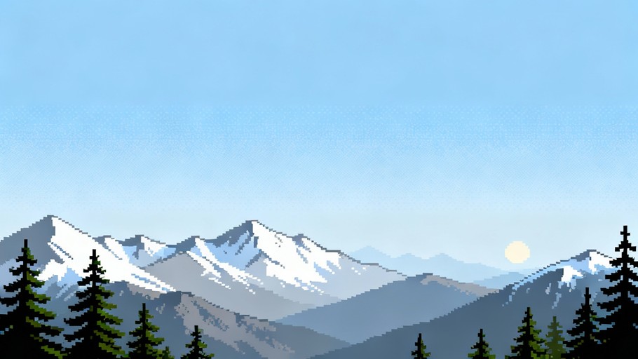 Free Alpine Pixel Vista Image - Mountains, Pixel, Alpine | Download at ...