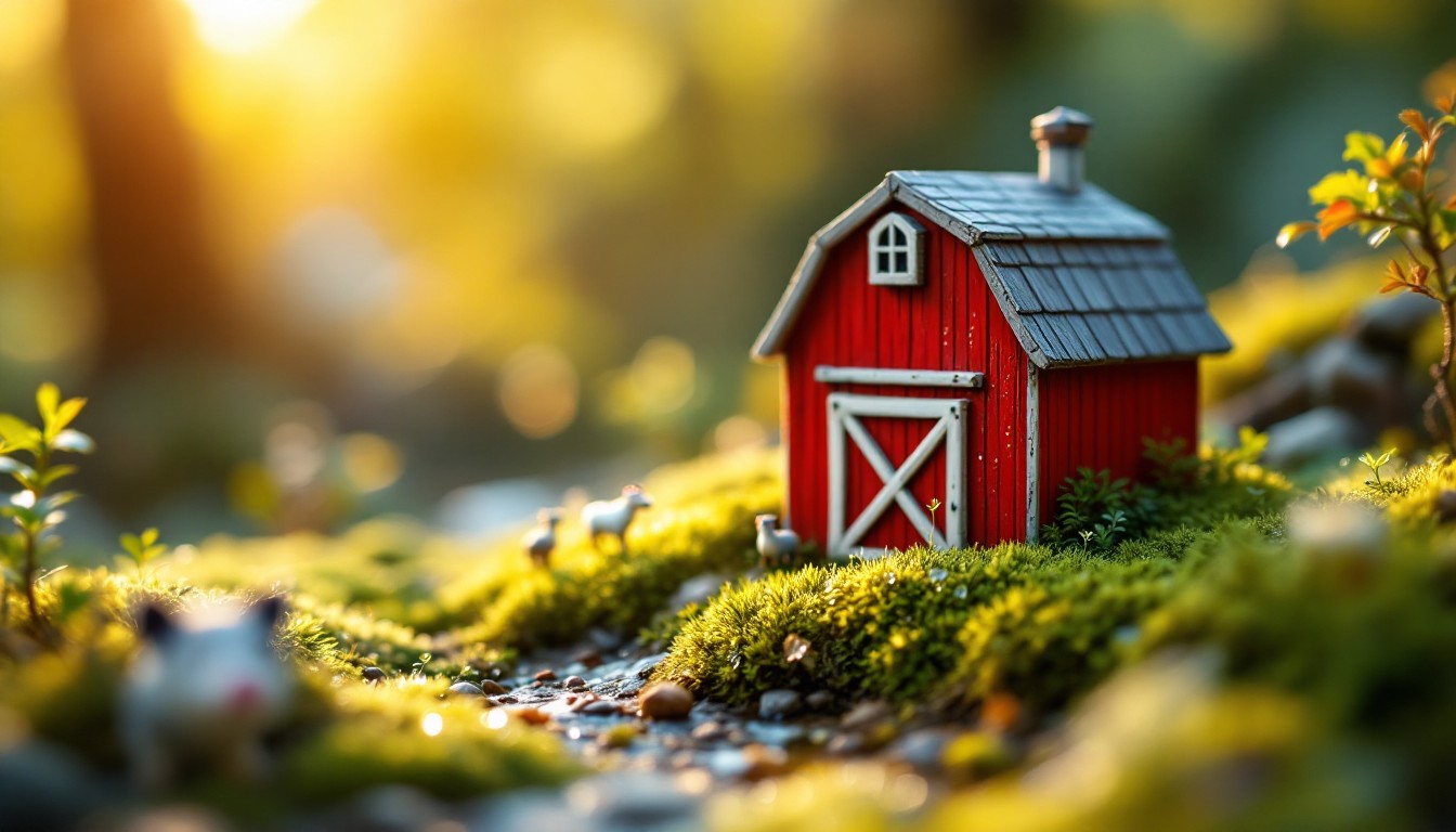 Free Tiny Red Barn Photo - Barn, Miniature, Macro | Download at StockCake