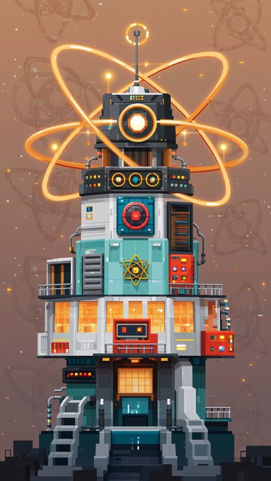 Free Atomic Tower Rising Image - Atomic, Tower, Pixel | Download at ...