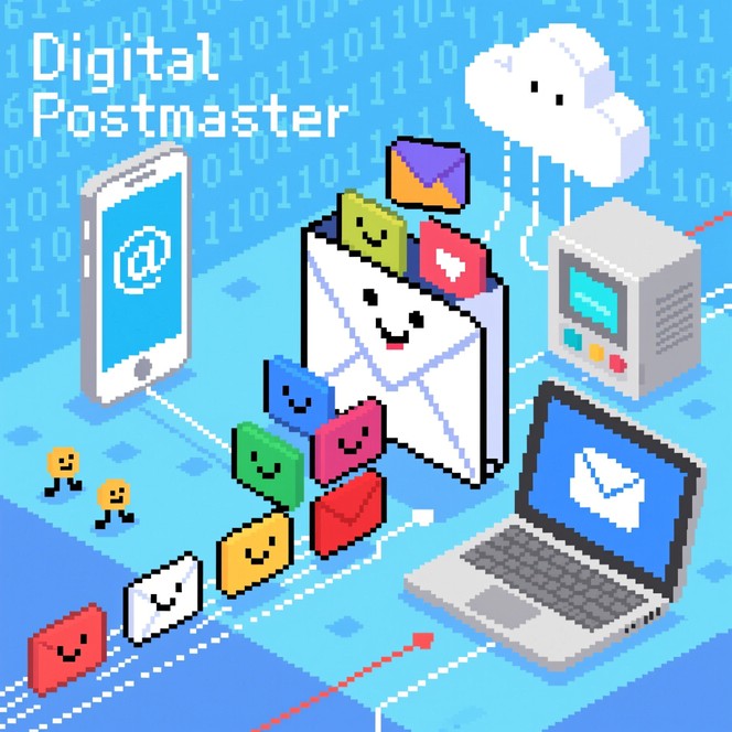 Free Digital Mail Sorting Photo - Pixel, Digital, Envelope | Download ...