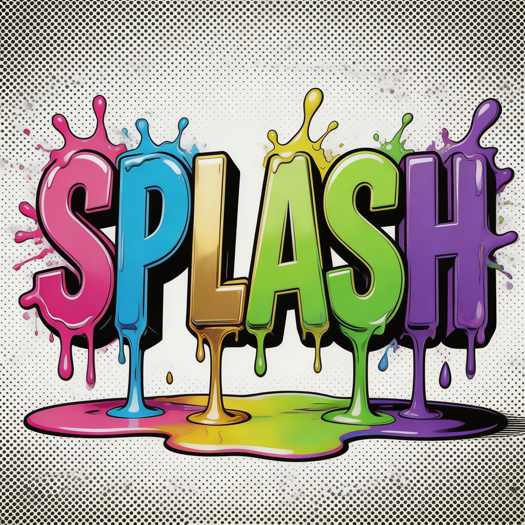 Free Colorful Liquid Letters Image - Typography, Splash, 3d | Download ...