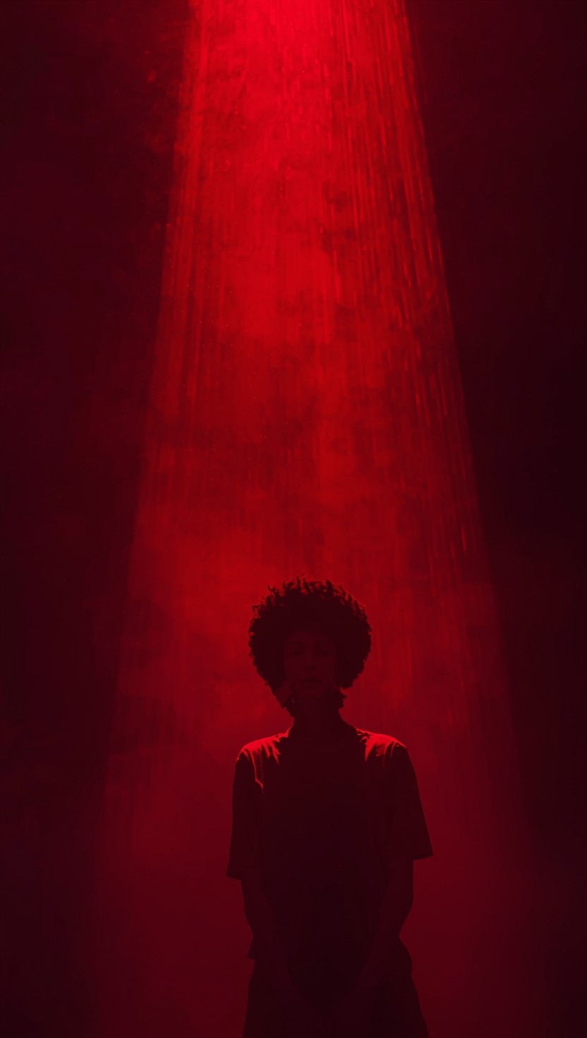 Free Red Light Silhouette Image - Red, Silhouette, Dramatic | Download ...