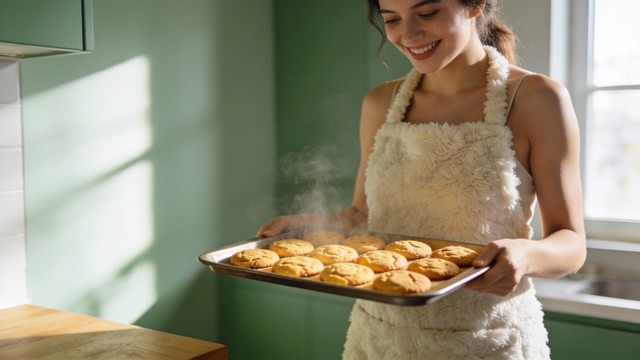 Free Homemade Cookie Delight Image - Woman, Cookies, Baking | Download ...