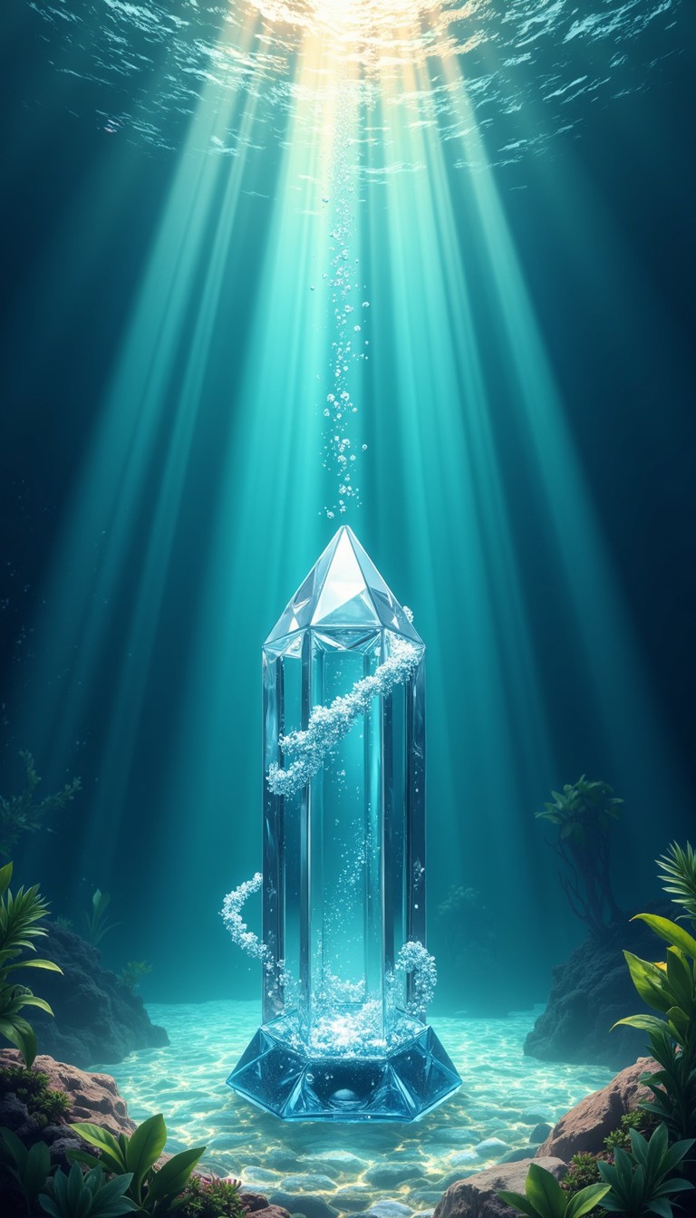 Download Underwater Crystal Beacon Image - Crystal, Underwater ...