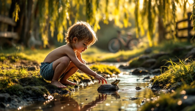 Free Childhood Creek Discovery Image - Childhood, Creek, Nature ...