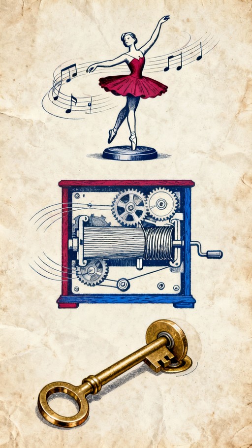 Callerina Key Free Mechanical Ballet Magic Image - Ballerina, Music-box, Clockwork ...