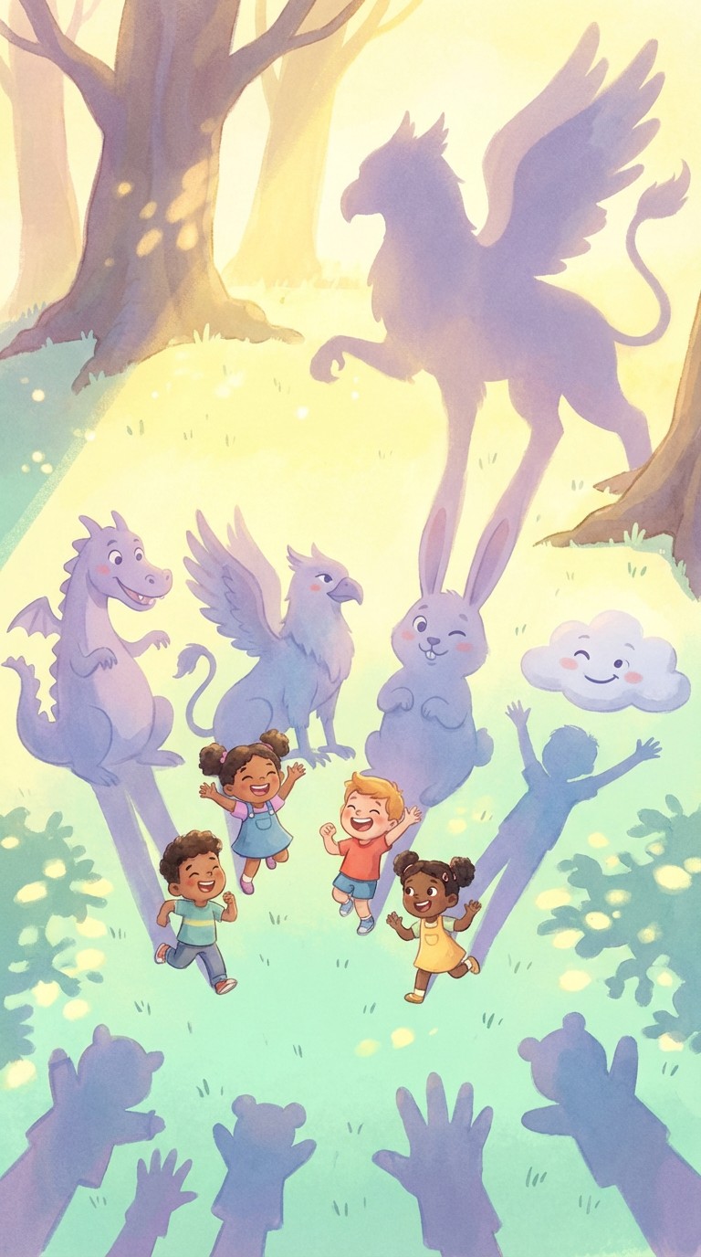 Free Magical Shadow Play Image - Children, Shadows, Magical | Download ...