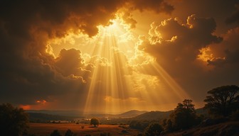 Free Divine Light Breaking Image - Sunbeams, Crepuscular, Clouds ...