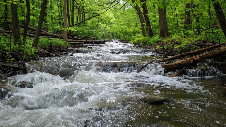 Free Forest Stream Flow Image - Stream, Forest, Green | Download at ...