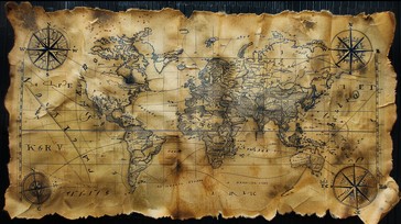 Free Ancient Map Design Image - Map, Ancient, Aged | Download at StockCake