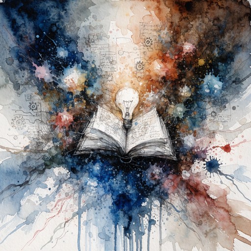 Free Knowledge Illuminates Minds Image - Watercolor, Painting ...
