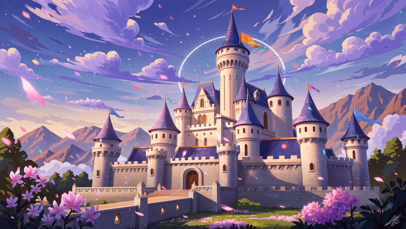 Free Magical Castle Fantasy Image - Castle, Anime, Fantasy | Download ...