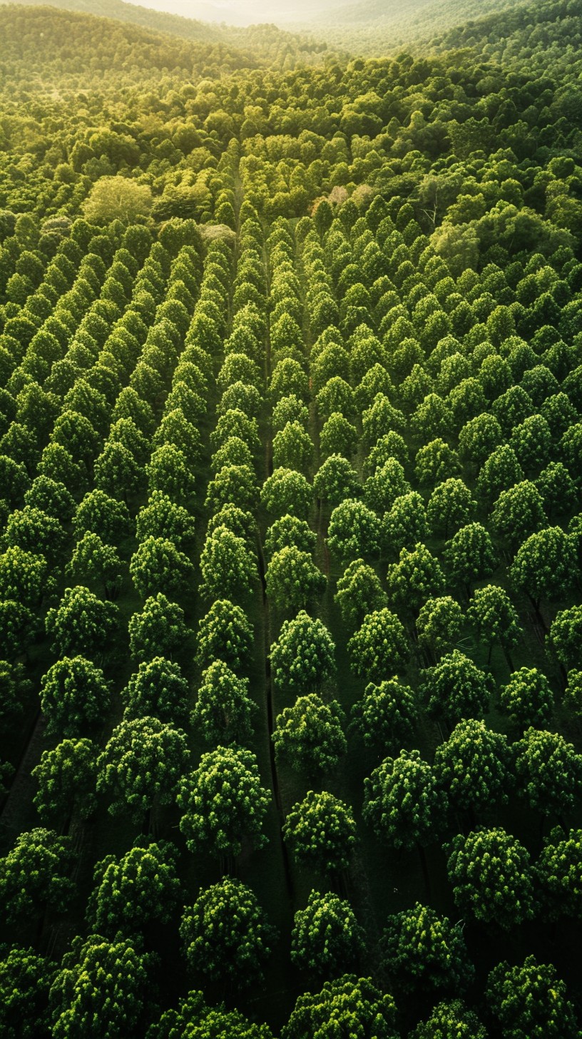 Free Verdant Tree Rows Image - Greenery, Forest, Trees | Download at ...