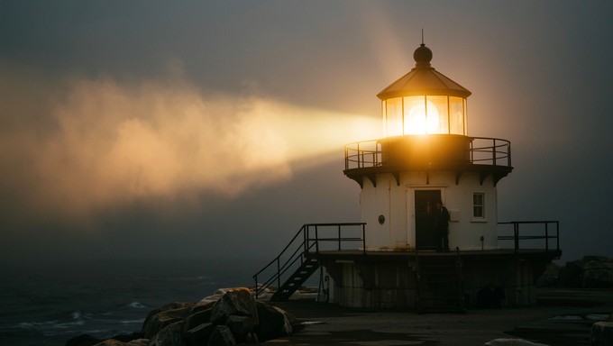 Free Beacon Through Fog Photo - Lighthouse, Fog, Beacon | Download at ...