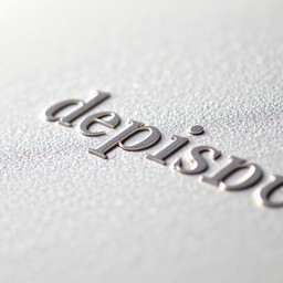 Embbosed Lettering Free Elegant Embossed Typography Image - Typography, Embossed, Minimal ...