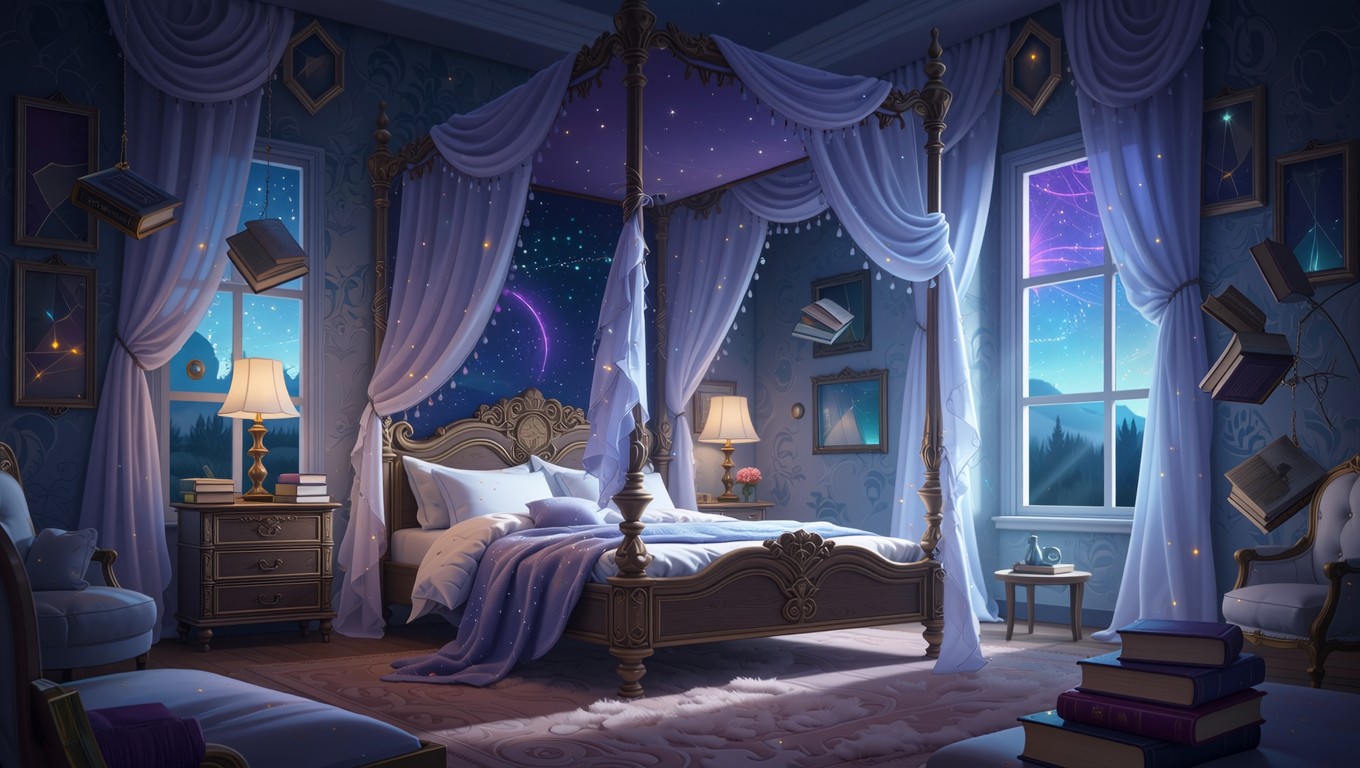 Free Enchanted Bedroom Dreams Image - Bedroom, Enchanted, Magical ...
