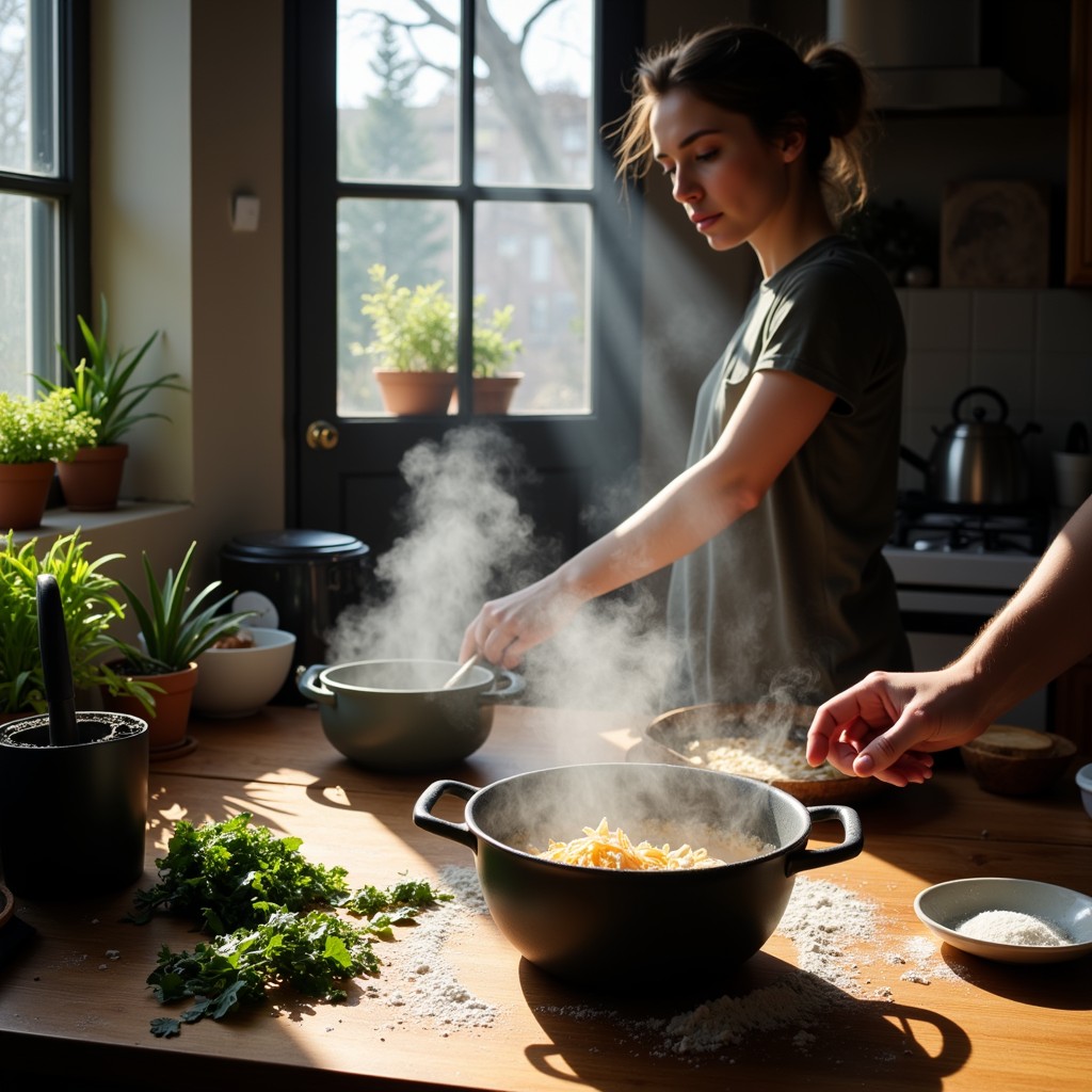 Free Steamy Kitchen Scene Image - Cooking, Kitchen, Sunlight | Download ...