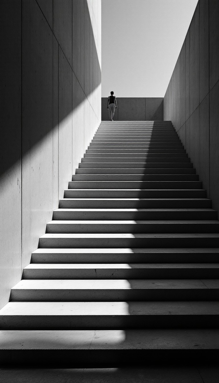 Free Shadows And Steps Image - Staircase, Minimalist, Concrete ...