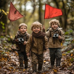 Adventure In Woods Free Adventure in Woods Image - Autumn, Boys, Nature | Download at ...