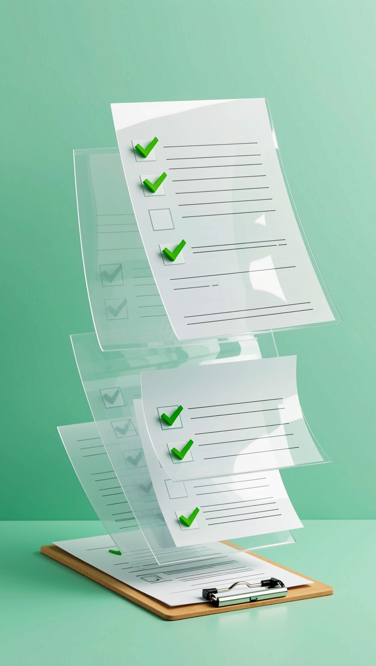 Free Floating Checklist Layers Image - Checklist, Productivity ...