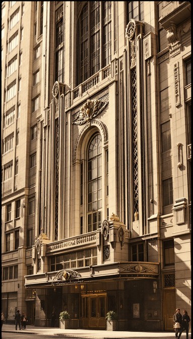 Free Art Deco Theater Image - Illustration, Artdeco, Theater | Download ...