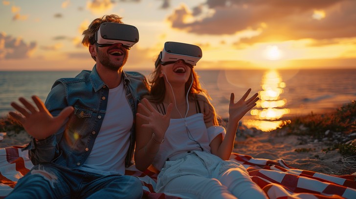 Free Virtual Beach Experience Image | Download at StockCake