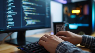 Free Coding Workstation Glow Image - Coding, Programming, Developer ...