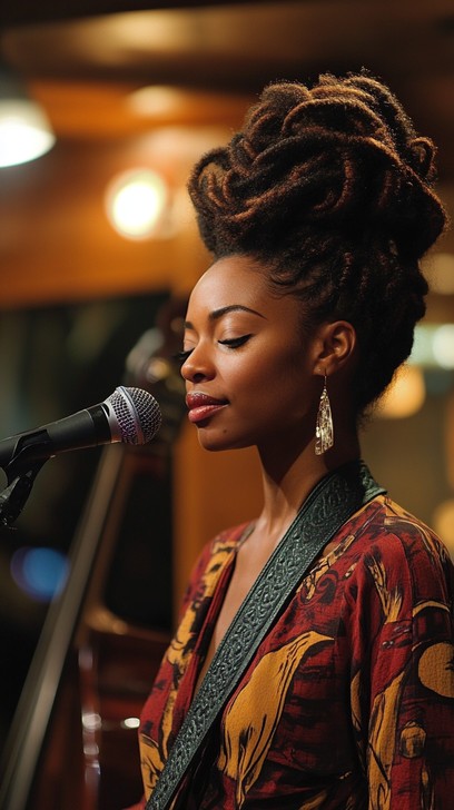 Download Singer In Action Stock Images for Free | StockCake