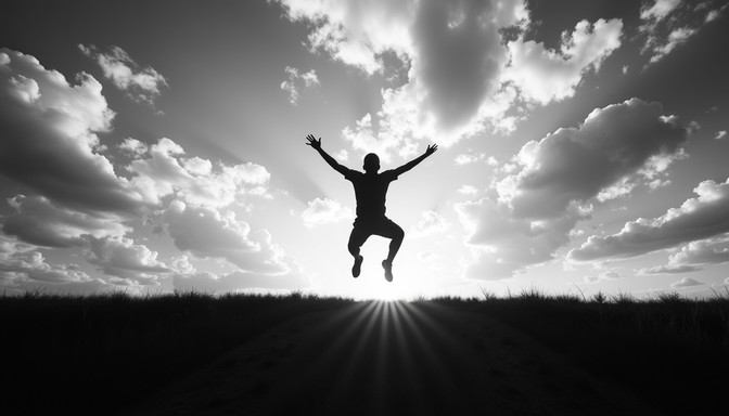 Free Leaping Into Freedom Image - Skydiver, Silhouette, Freedom ...