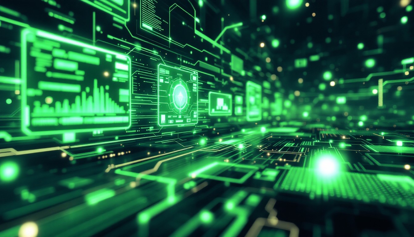 Green Matrix Free Digital Green Matrix Image - Digital, Cyber, Holographic ...