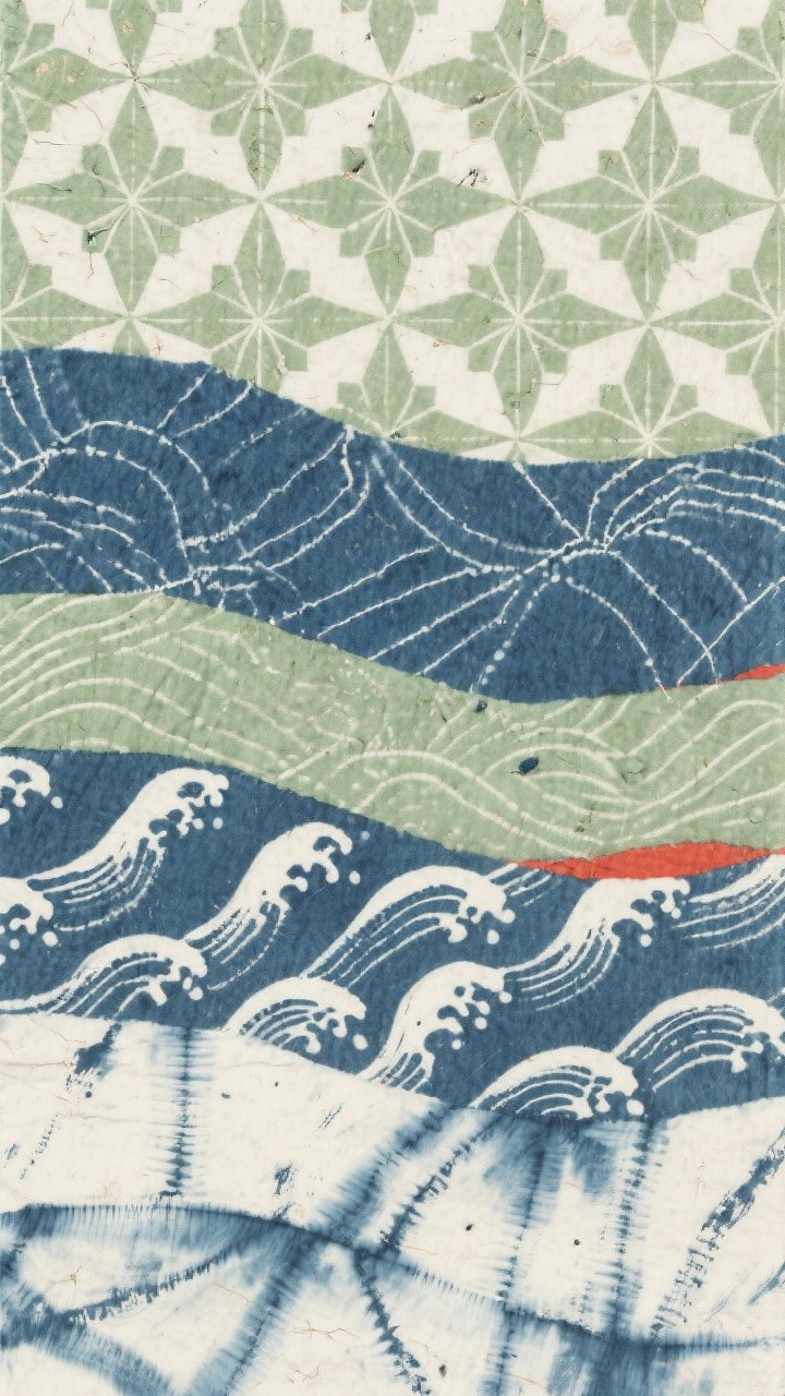 Matcha Indigo Free Indigo Matcha Harmony Image - Japanese, Textile, Asanoha ...