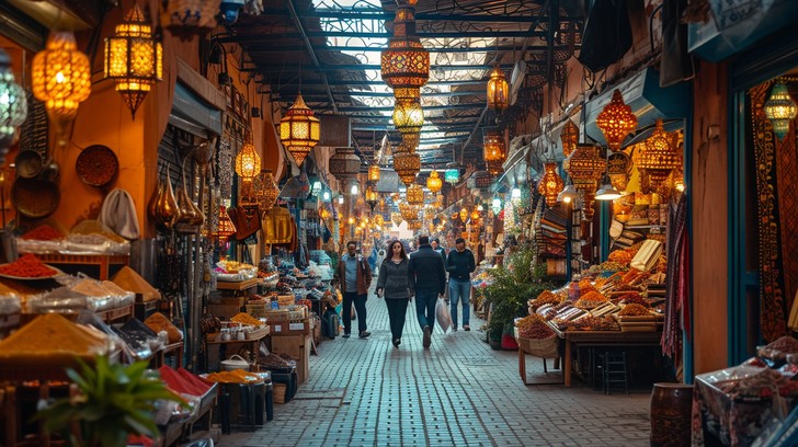 Free Bustling Market Scene Image | Download at StockCake