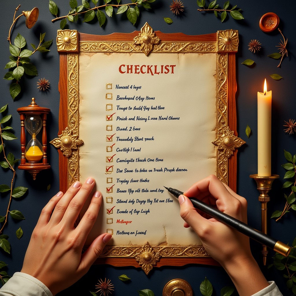 Free Illuminated Task List Image - Manuscript, Medieval, Checklist ...