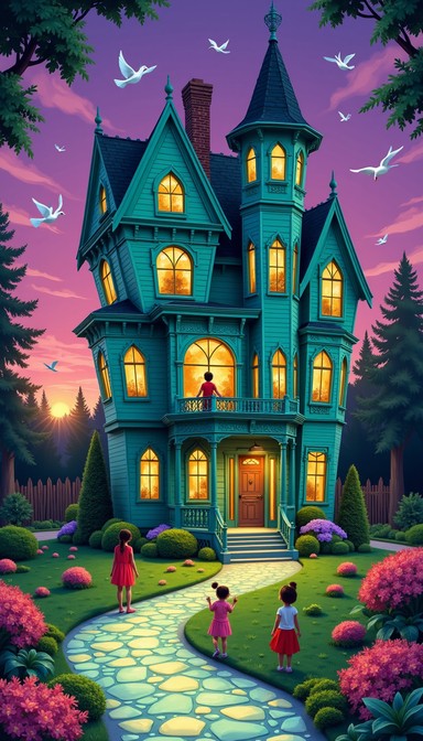 Free Enchanted Victorian Manor Image - Victorian, Whimsical, Manor ...