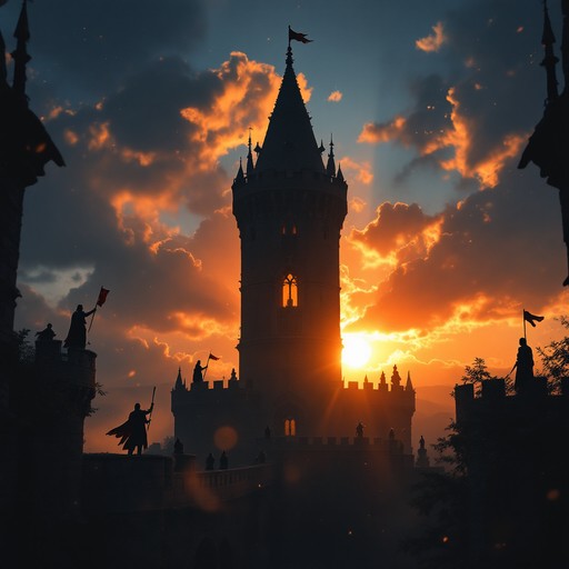 Free Castle At Sunset Image - Castle, Sunset, Medieval | Download at ...