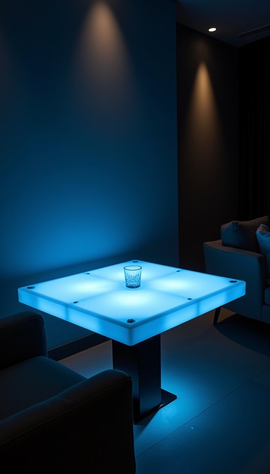 Free Luminous Blue Table Image | Download at StockCake