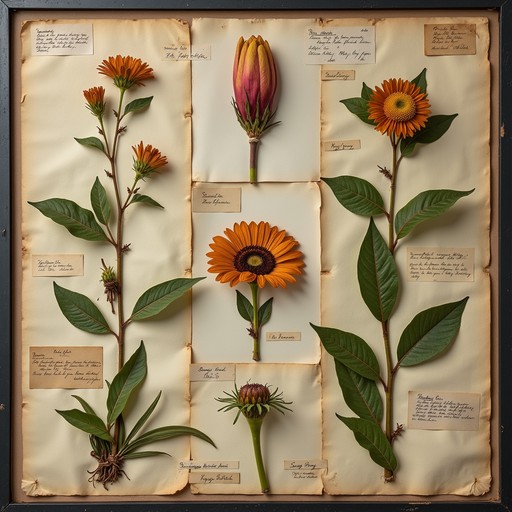 Sampling Flower Free Preserved Botanical Collection Image - Botanical, Herbarium ...