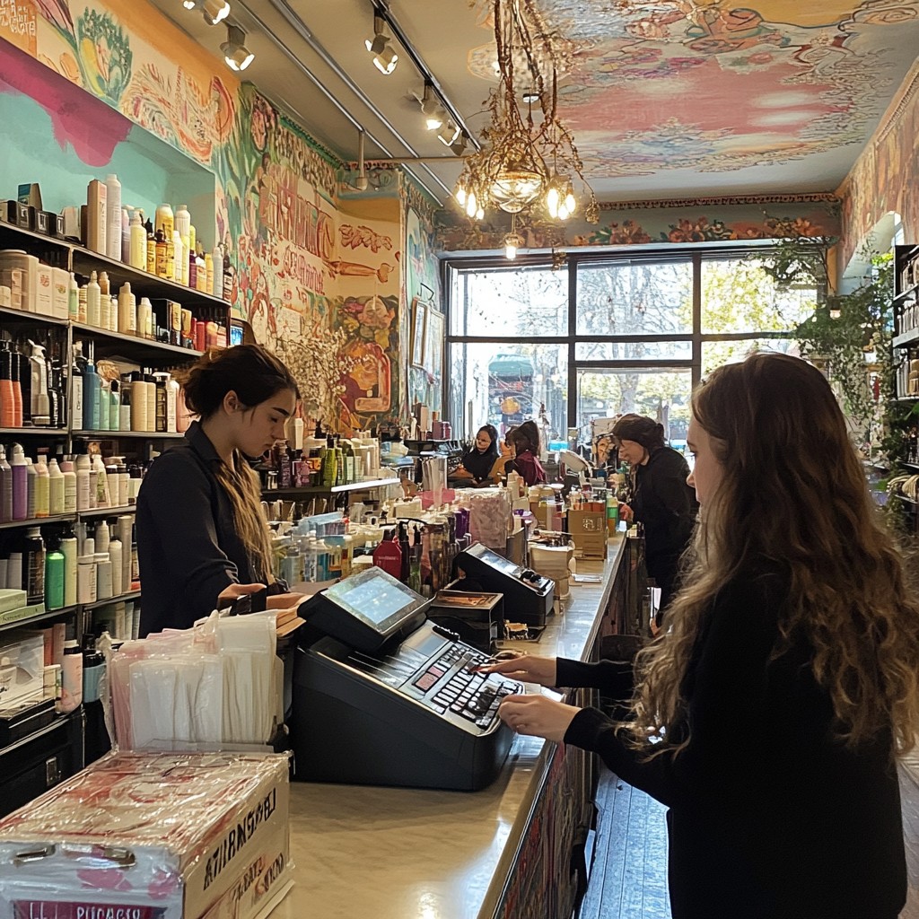 Free Bustling beauty store Image - Store, Beauty, Customers | Download ...