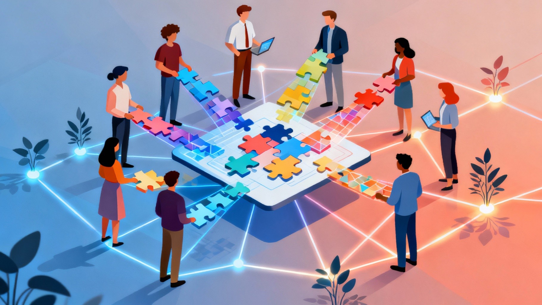 Free Collaboration Connects Everyone Image - Collaboration, Teamwork ...