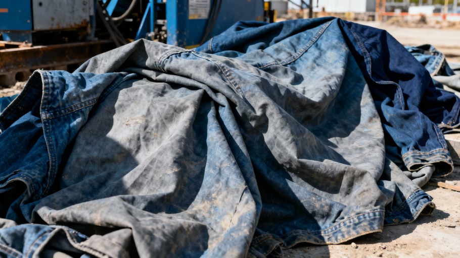 Free Industrial Fabric Mosaic Image - Denim, Workwear, Patchwork ...