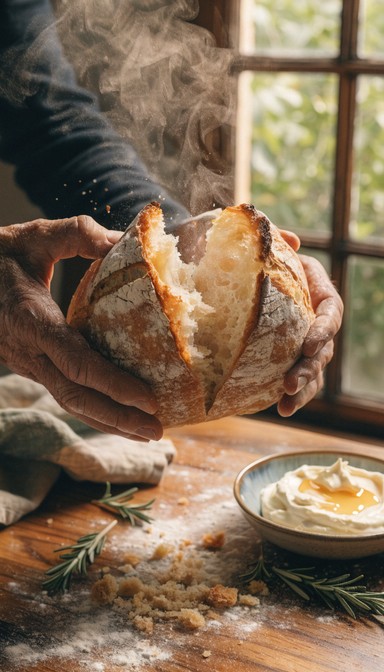 Free Breaking Fresh Bread Image - Bread, Sourdough, Baking | Download ...